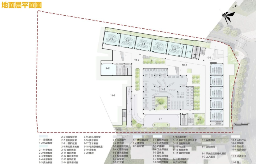 宝龙街道南约九年一贯制学校丨中国深圳丨深圳市库博建筑设计事务所有限公司-45