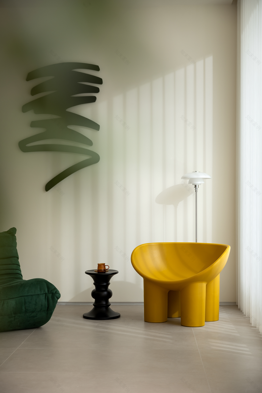 光之瀑布挑空别墅丨中国金华丨涵舍空间设计-49