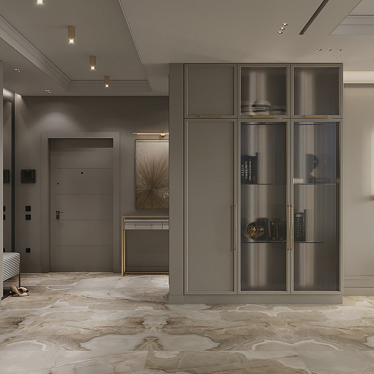 乌克兰基辅浅色系公寓设计-0