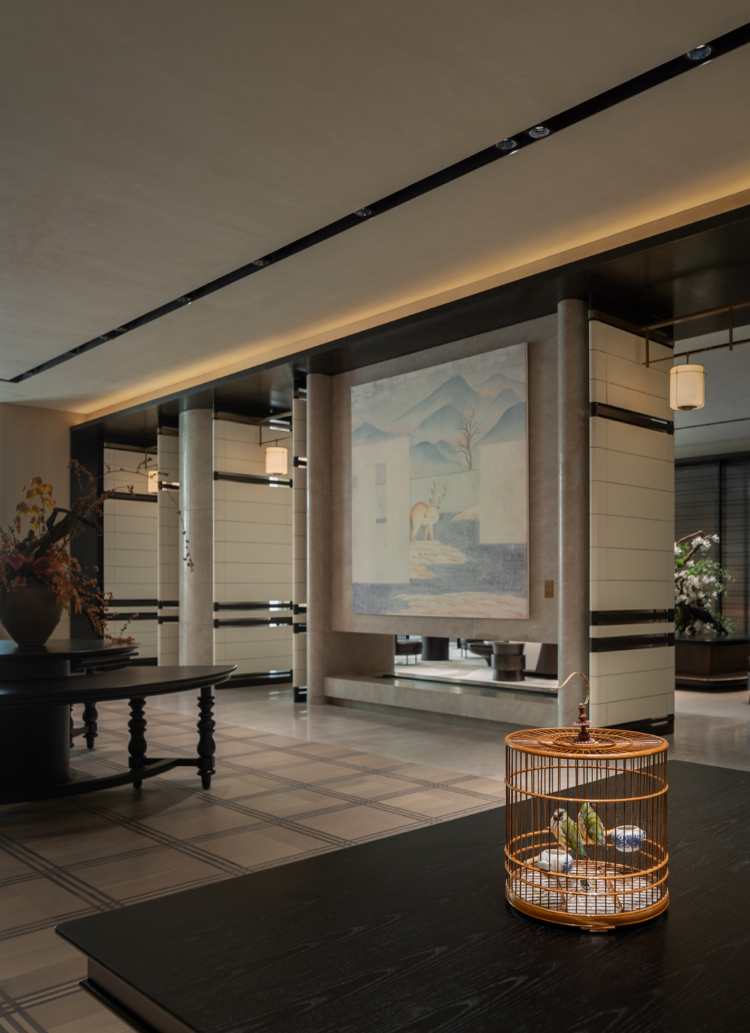 臻颐1333·上海康养展厅丨中国上海丨春山秋水-3