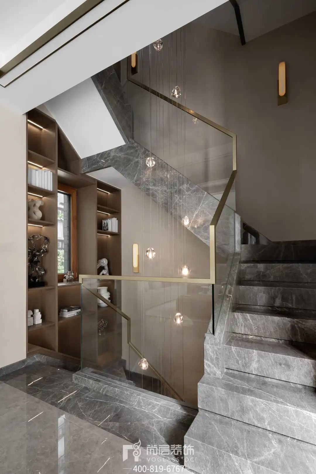 尚层装饰×合景映月台 | 380㎡新中式别墅设计，打造自然放松感-45