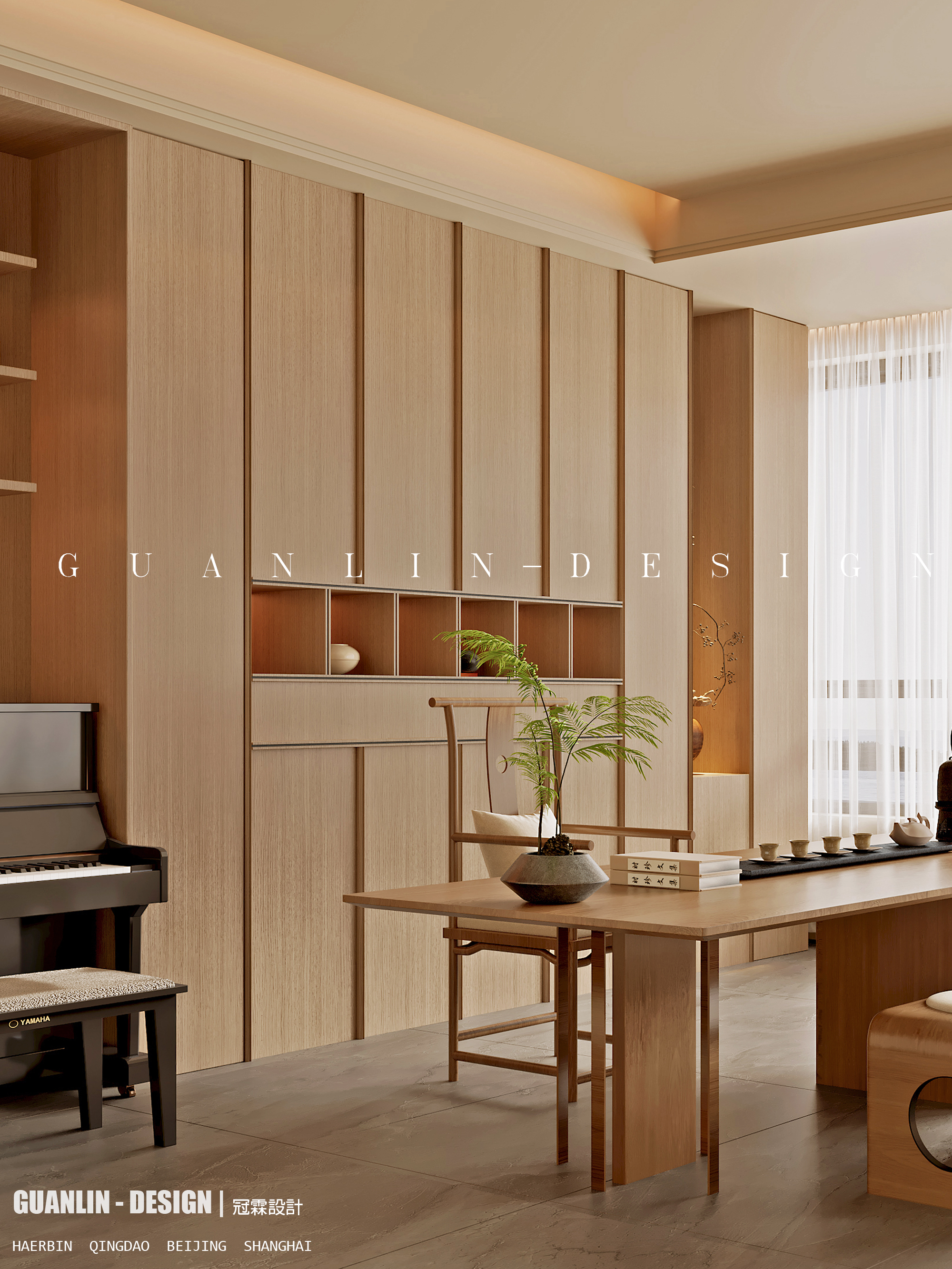 宋式美学 中式的浪漫 文人的气息丨中国青岛丨冠霖設計-33