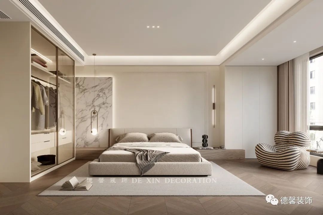 广州南沙 300㎡轻法式别墅设计丨中国广州丨德馨装饰-32