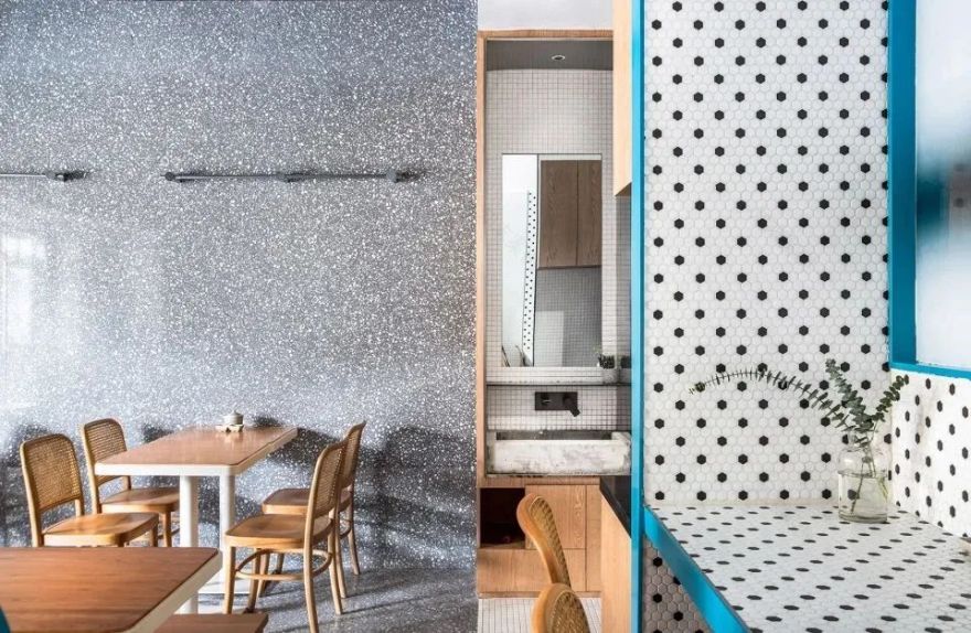 上海 60㎡晶莹剔透米粉店,简洁明快空间设计-35