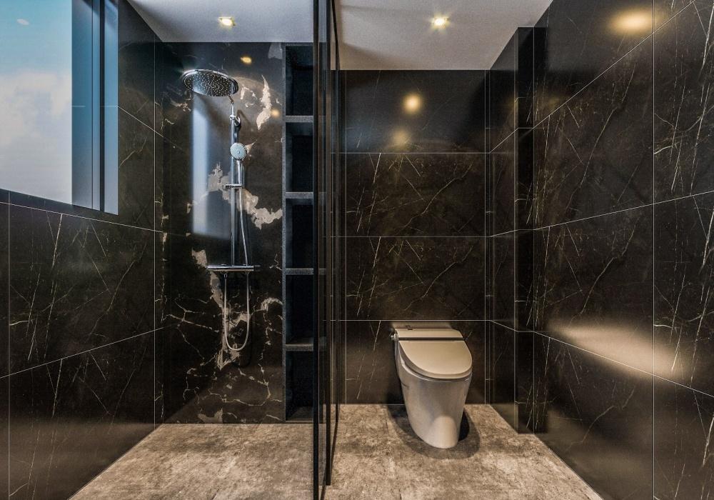 BLACK·后现代轻奢家居,灰色调与橙色系的惊艳碰撞-29