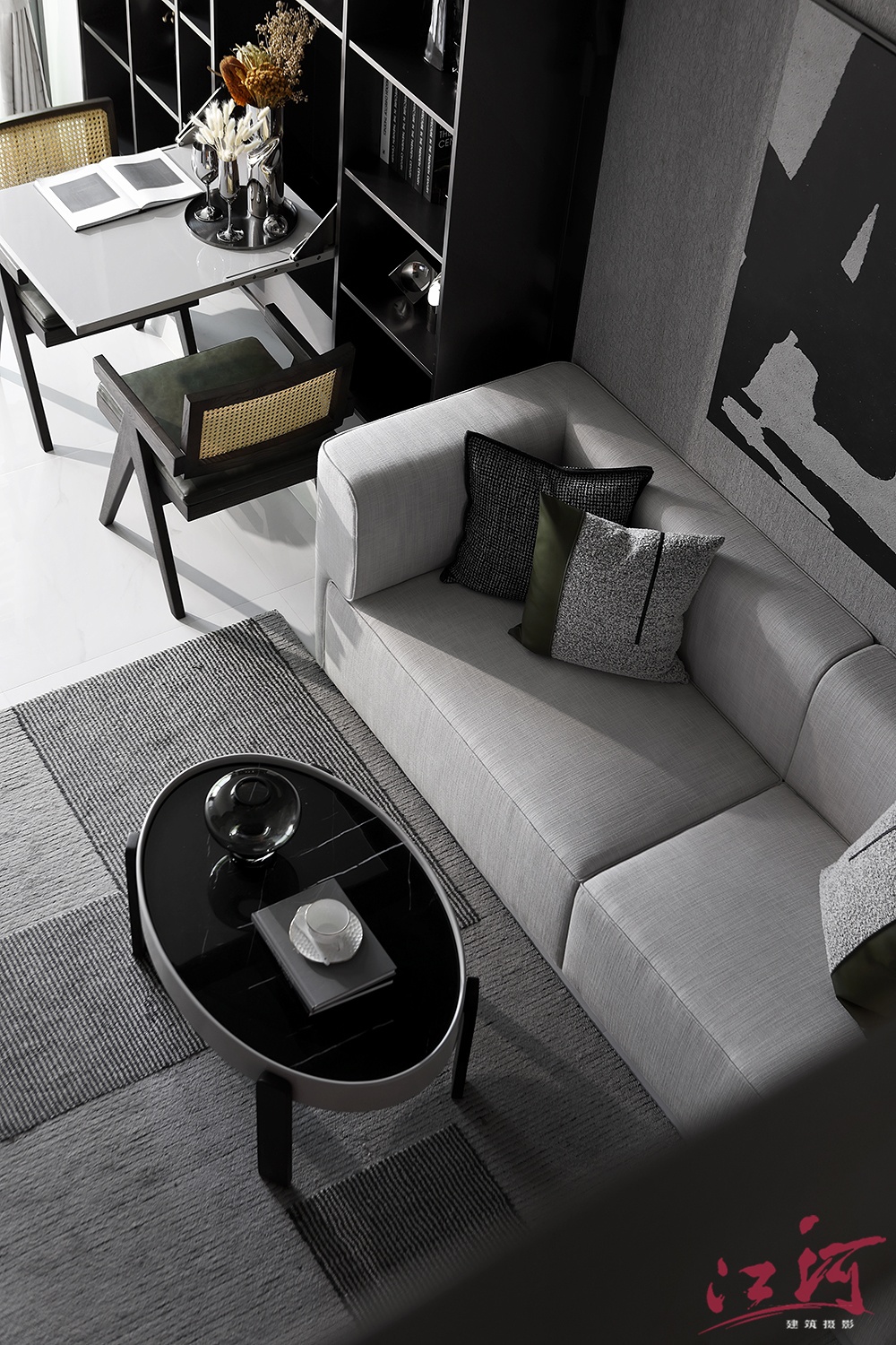 现代简约公寓样板房拍摄，舒适与时尚完美融合-14