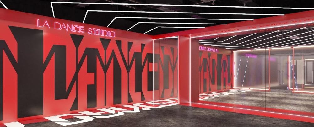 培训机构丨【由里建筑设计】北京LA街舞学苑-14