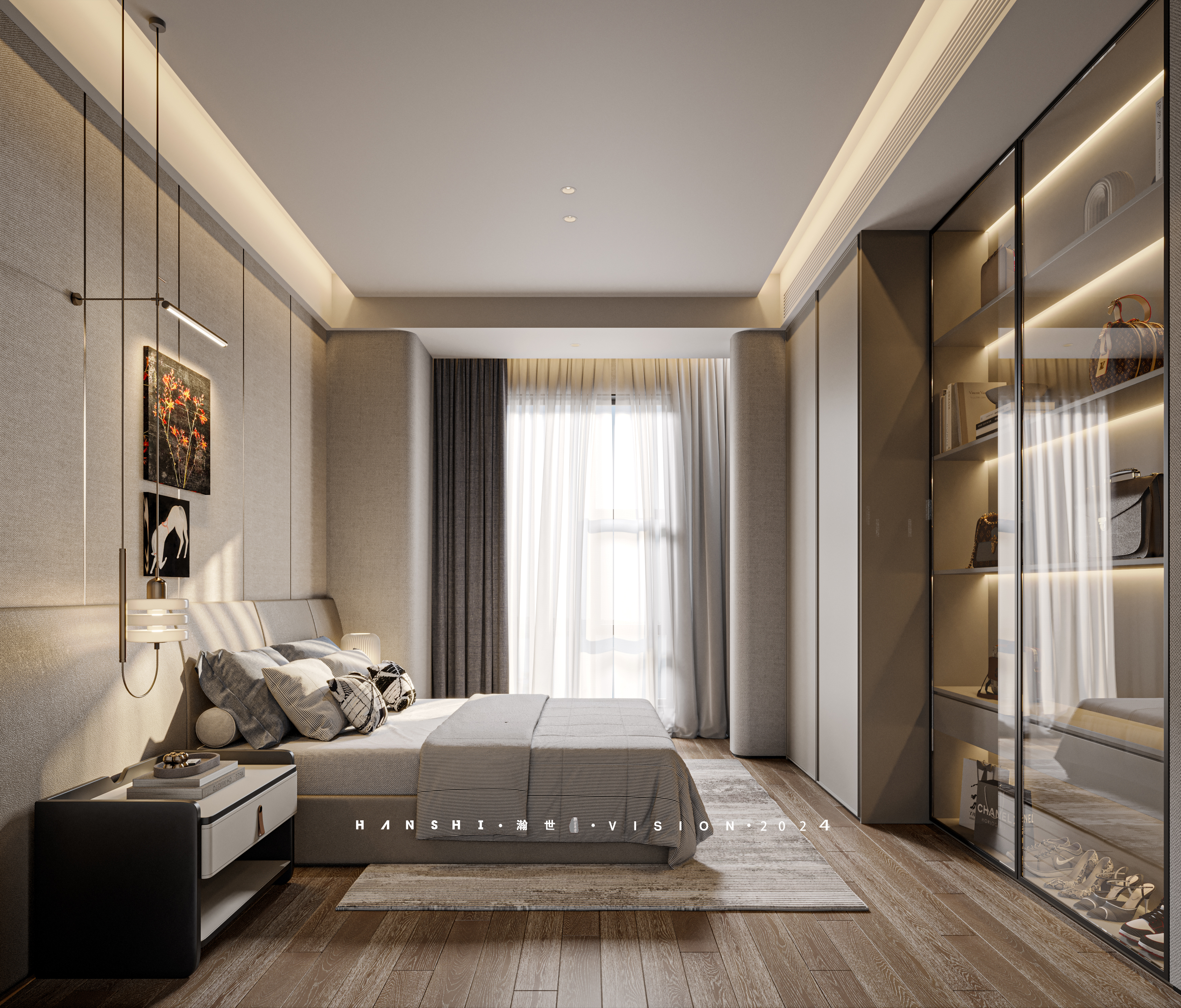 卧室渲染-瀚世表现-6