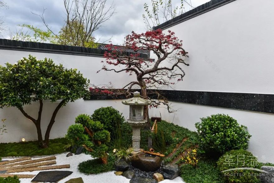 小空间庭院景观设计丨草月流景观-3