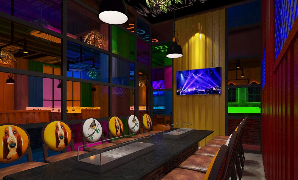 天津武清区锦食此时烧烤店 | 王本设计打造独特烧烤空间-20