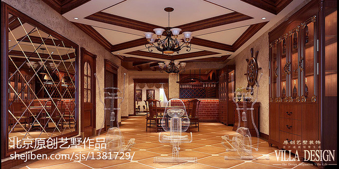 京基鹭府350平米别墅豪宅装修案例丨原创艺墅国际装饰-13