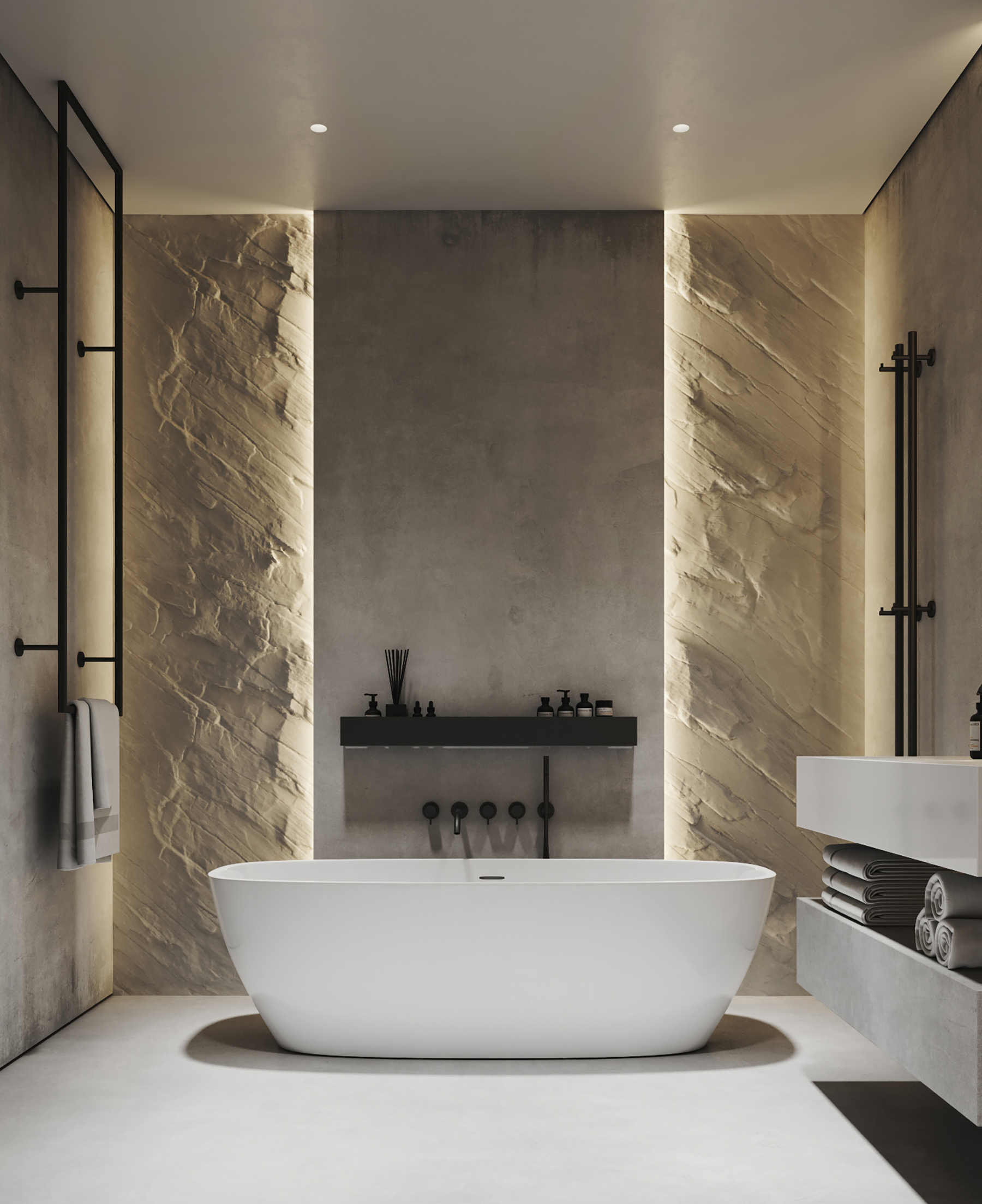 侘寂风卫生间-2