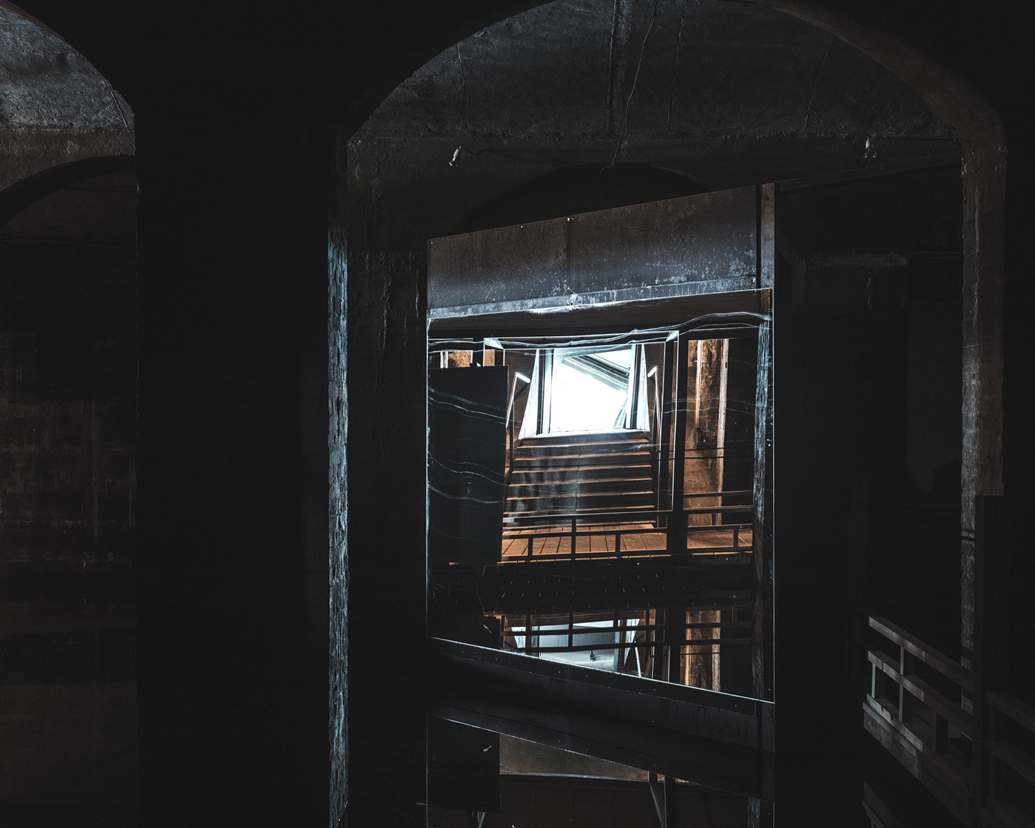 Hiroshi Sambuichis Subterranean Installation at The Cisterns.-11