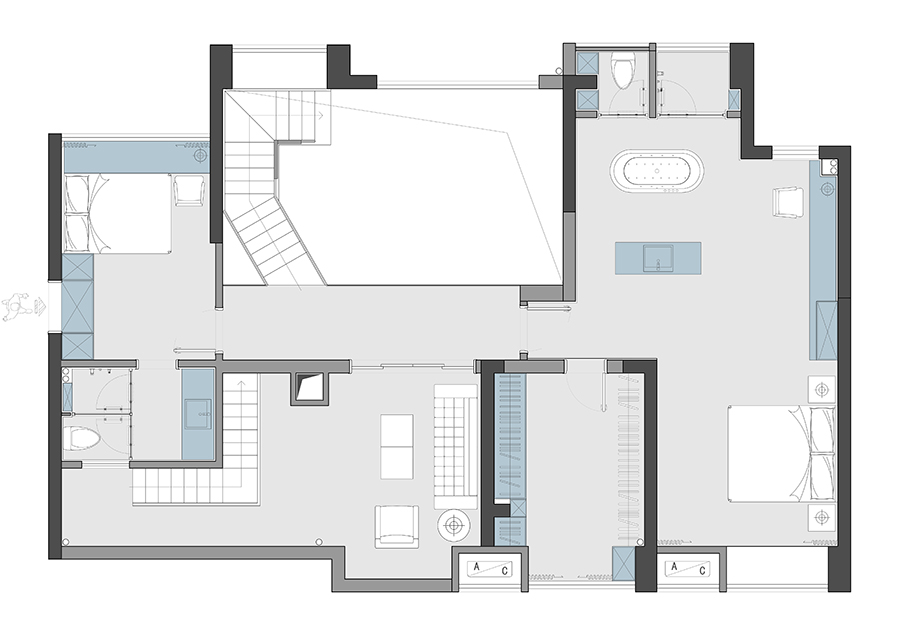 无集设计打造别墅生活新体验丨中国-21