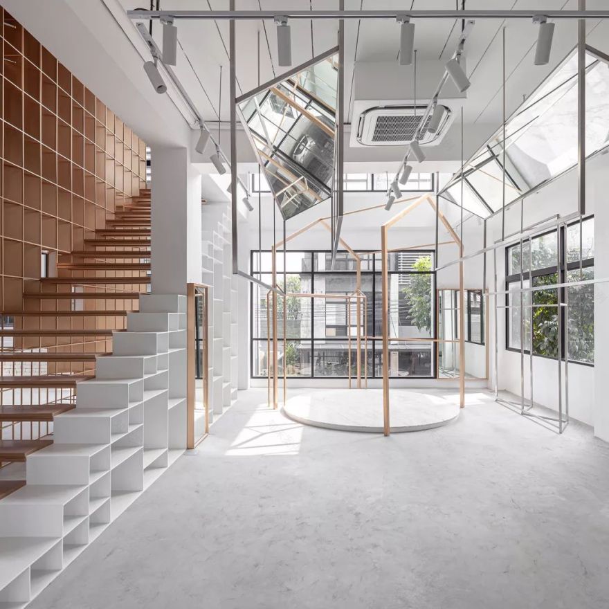 曼谷 Sriwara 办公室改造 | 集精品店与办公空间一体-12