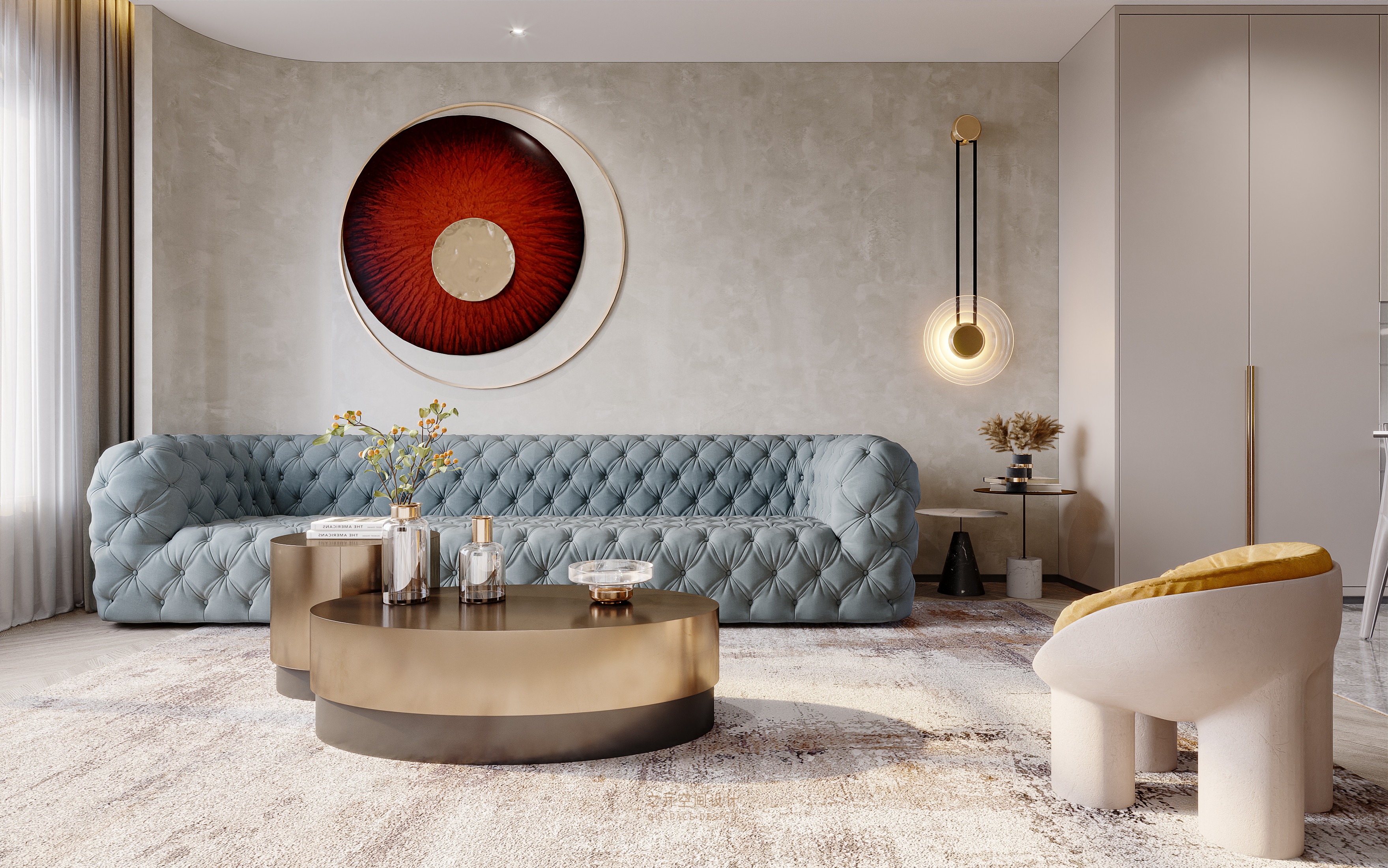 亓作 | 时尚空间 静谧享受 上海华府愉园现代风格别墅-5