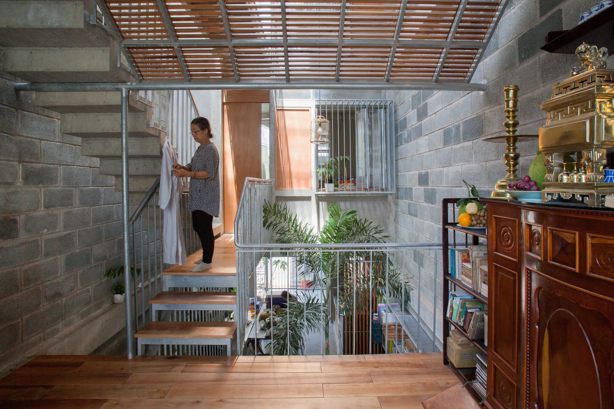 越南胡志明市 k59 住宅与工作室——现代与传统的和谐共生-1