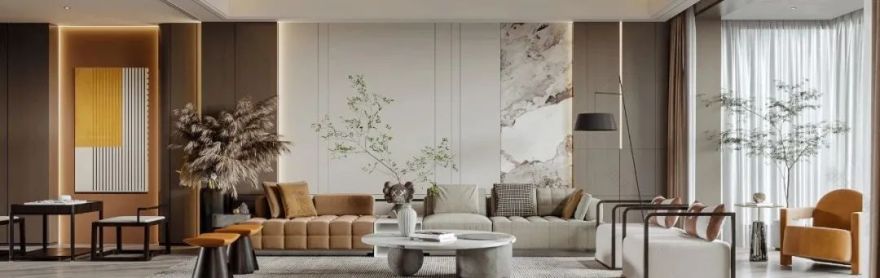 奶油现代复式住宅丨张骞-59