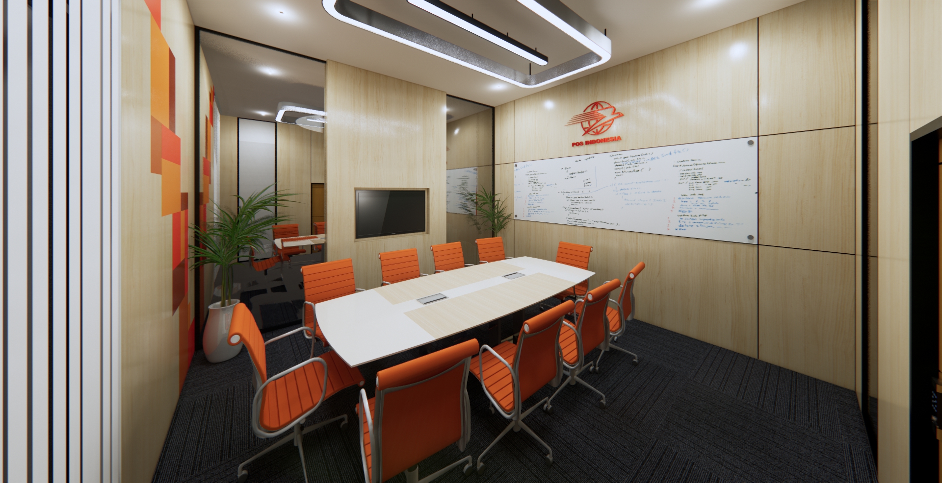 印尼泗水邮局室内改造设计-7