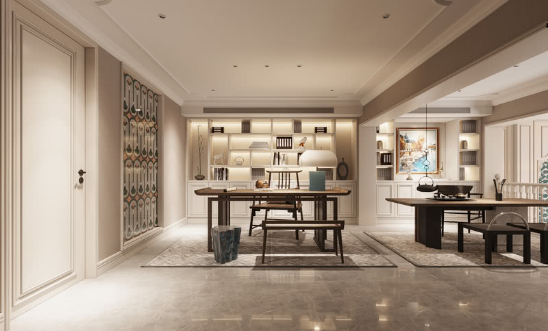 新田欧式别墅 | 洛可可风演绎时尚高雅空间-1