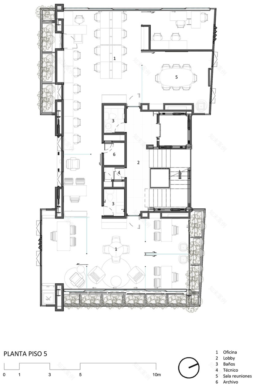 哥伦比亚麦德林 GP 大楼,交叠体量打造内部花园-58