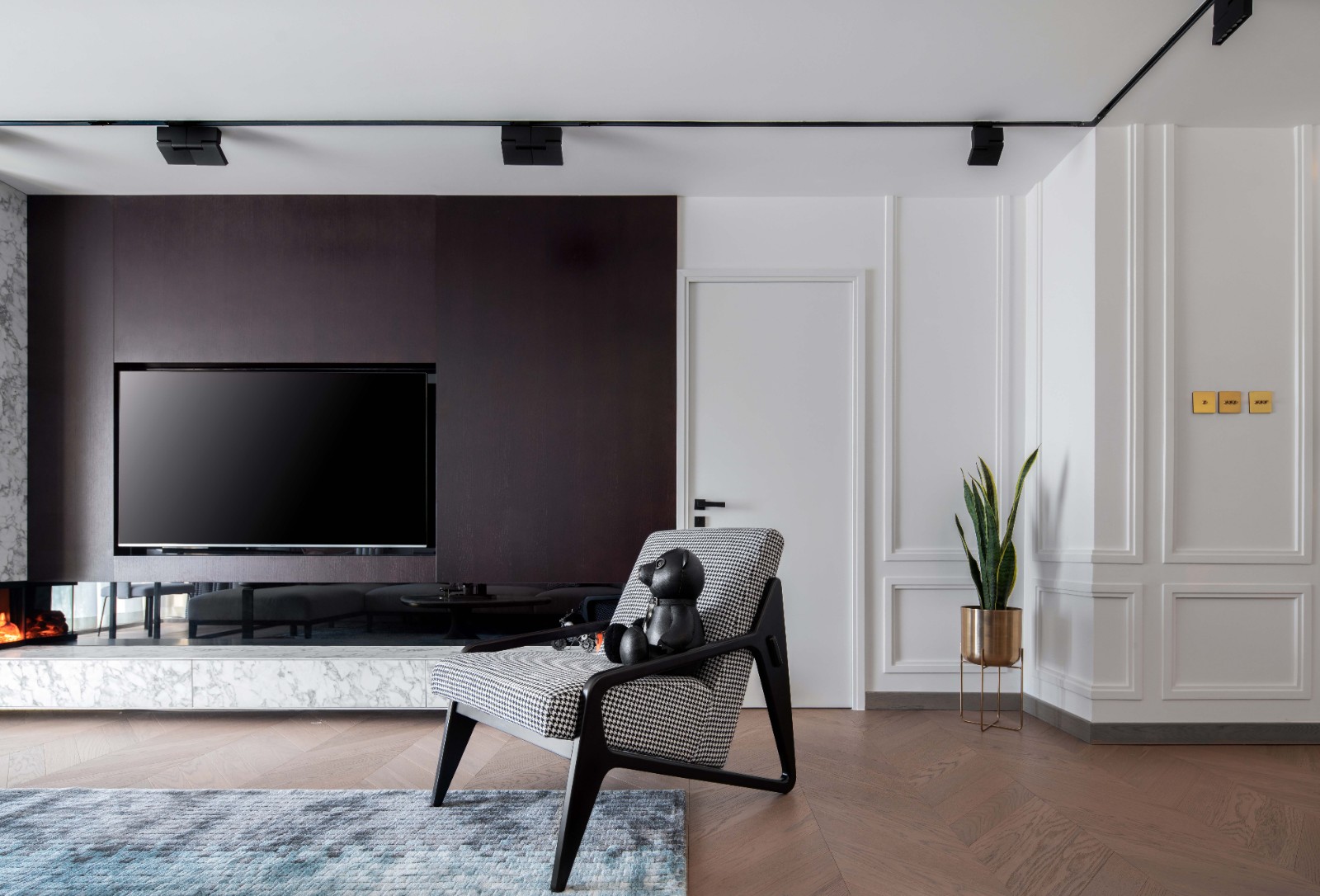 融合东西方美学的轻奢爱巢——现代都市新婚夫妇的理想之居-8