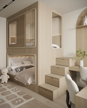 Teen bedroom（青少年卧室）丨德国柏林丨@baranafghahi_designer