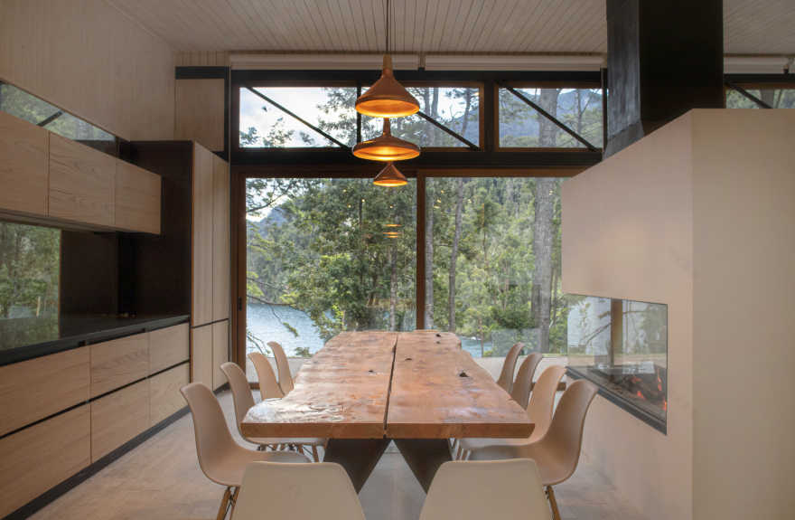 智利 Patagonia 湖畔复杂建筑设计丨Estudio Base Arquitectos-21