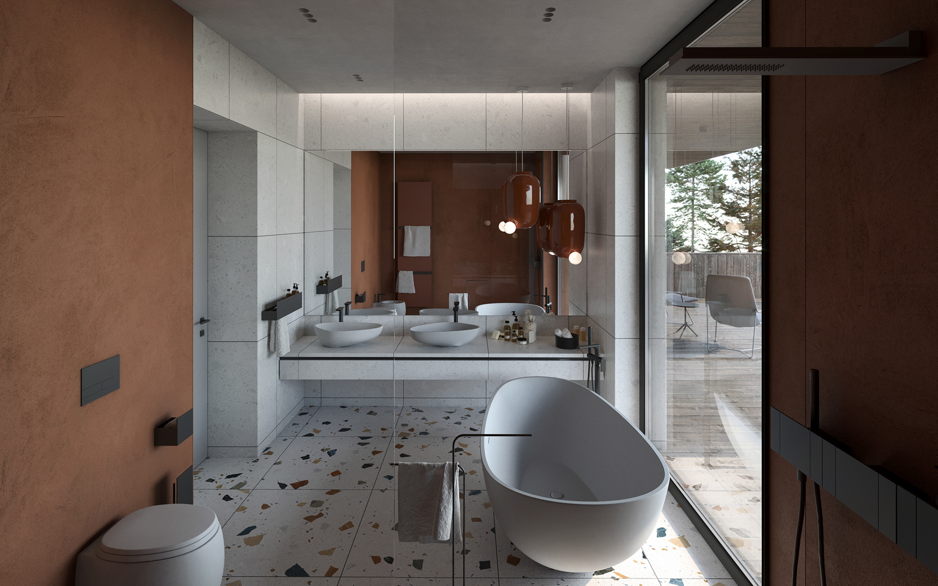 混凝土+木材 细腻且有质感的公寓-12