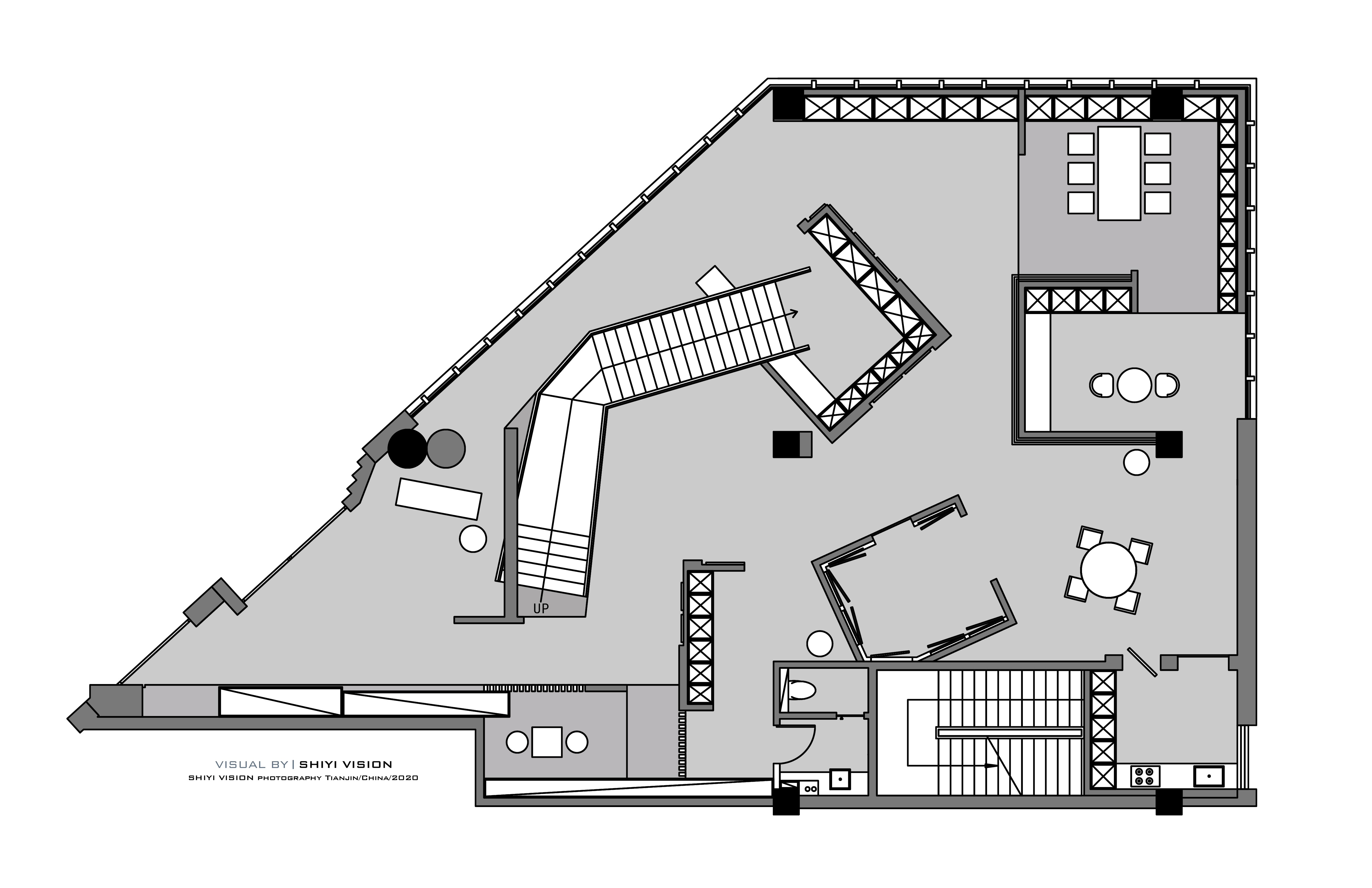 平行展厅的 3D 视觉艺术-1