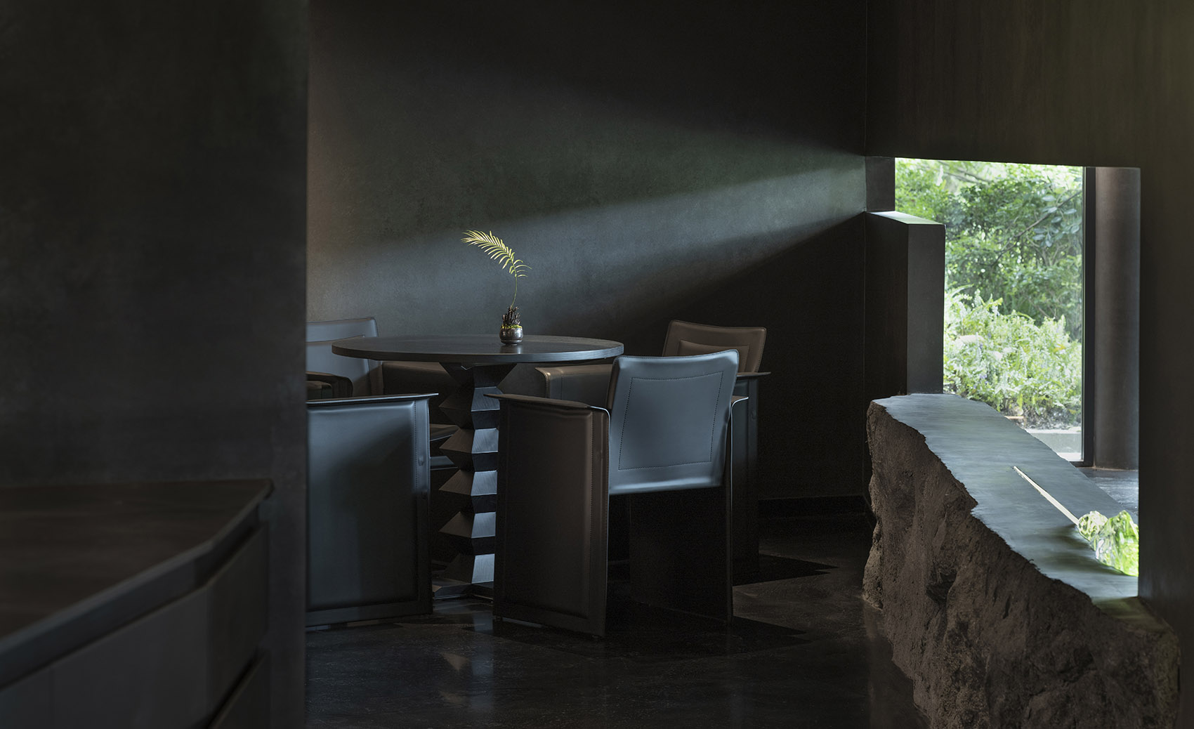 杭州秘·静–遇湖湾餐厅丨中国杭州丨慢珊瑚设计-15