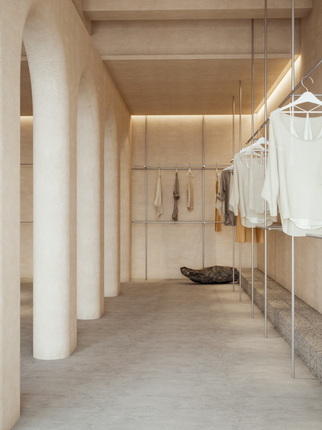 岁月痕迹的赞美 · 质朴淡泊的服装店设计-7