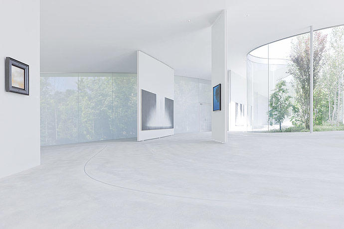 轻井泽千住博美術館丨日本丨西泽立卫-34