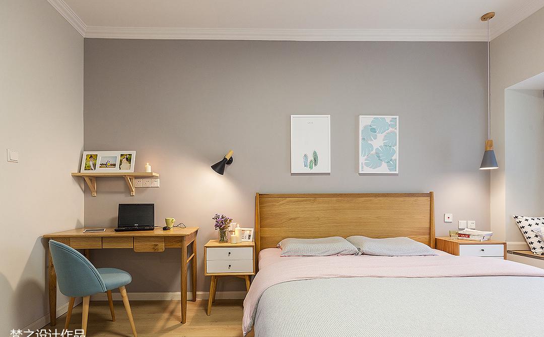 梵之设计丨平层丨悠悠的彩虹之家-16