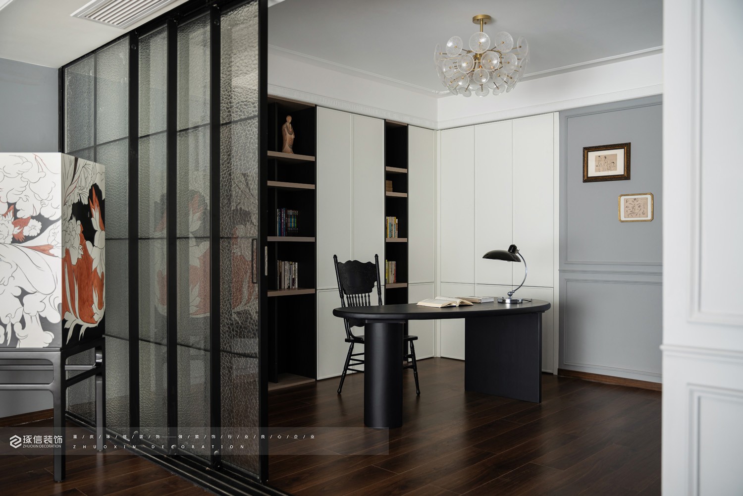 230 平美式混搭之家丨琢信装饰-26