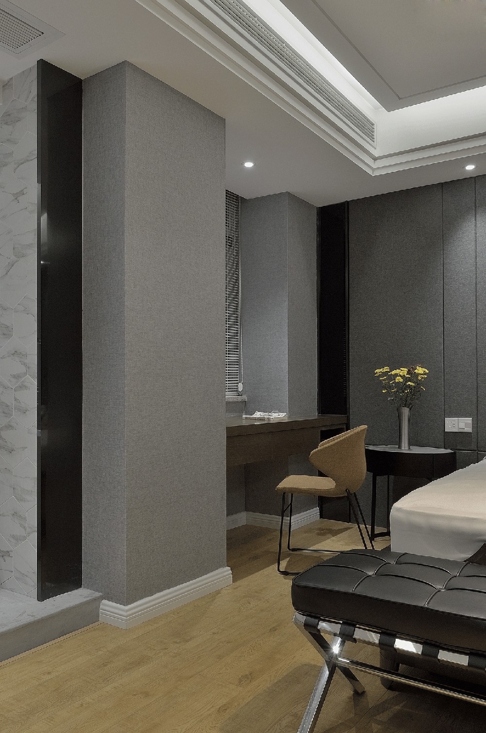 涵西商圈静谧栖居·莆田复式空间住宅设计-17