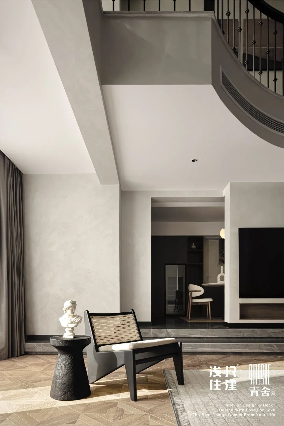 金汇园混搭风格别墅设计丨浅尺住建-31