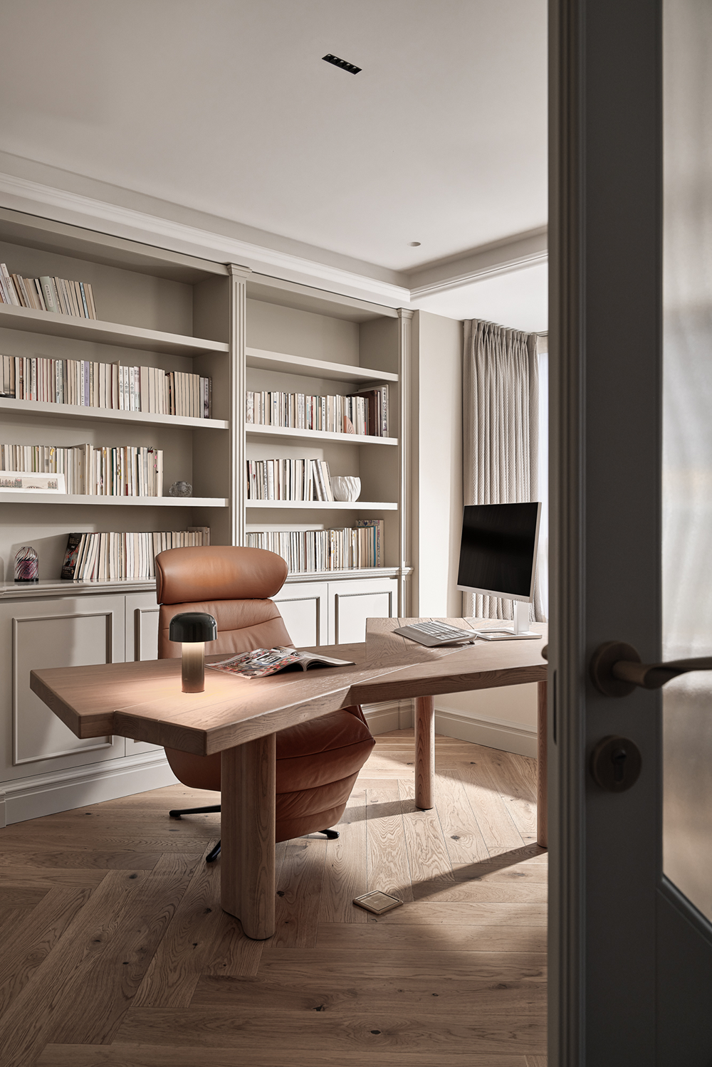 法式复古清新浪漫舒适自然风住宅设计丨中国上海丨上海示觉室内设计事务所-41