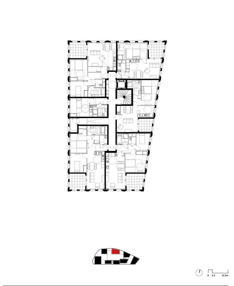 法国斯特拉斯堡 NOLISTRA 住房项目丨LAN Architecture-49