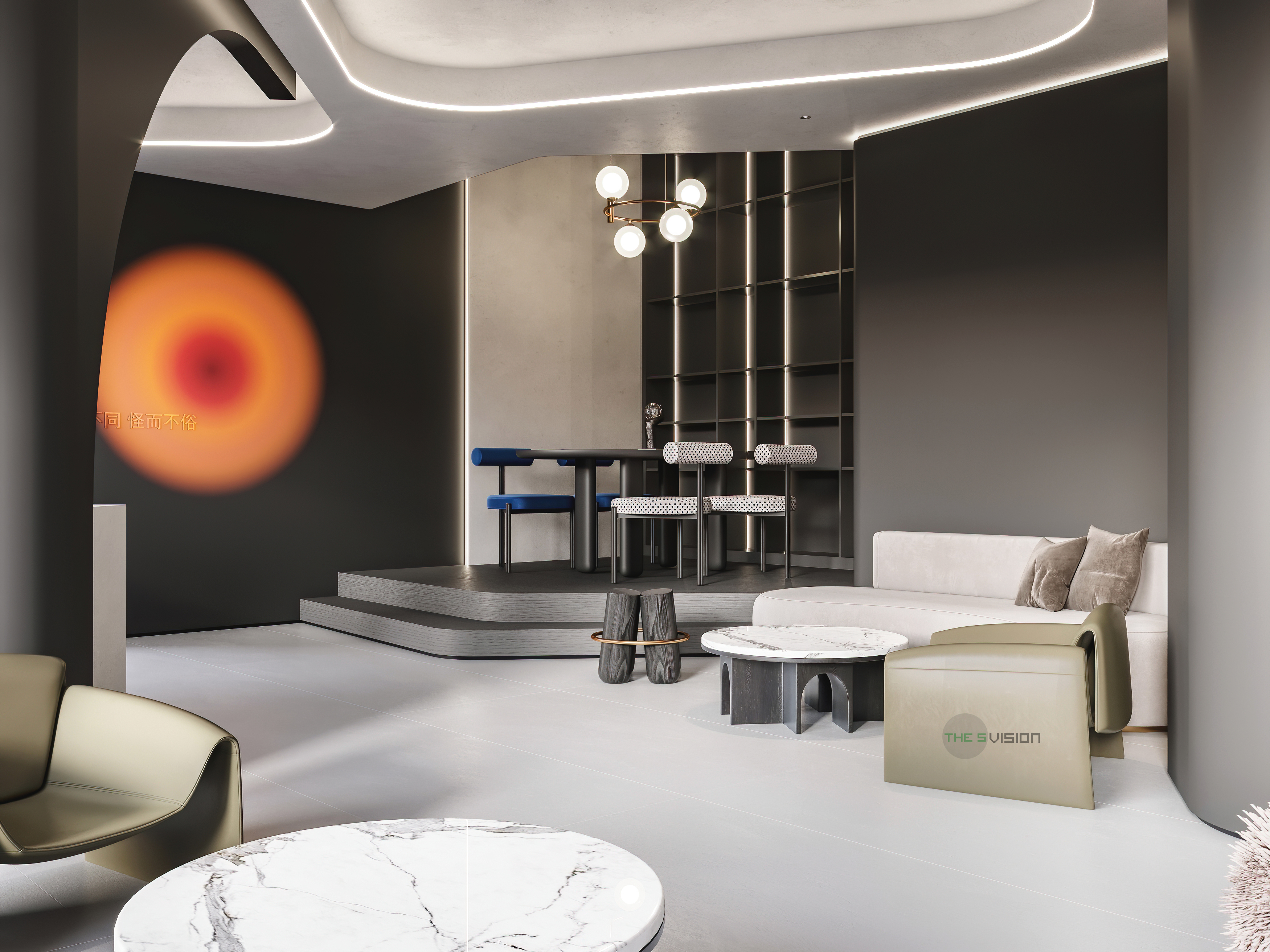 高蒂设计丨摄影店丨极简黑白摄影基地-19