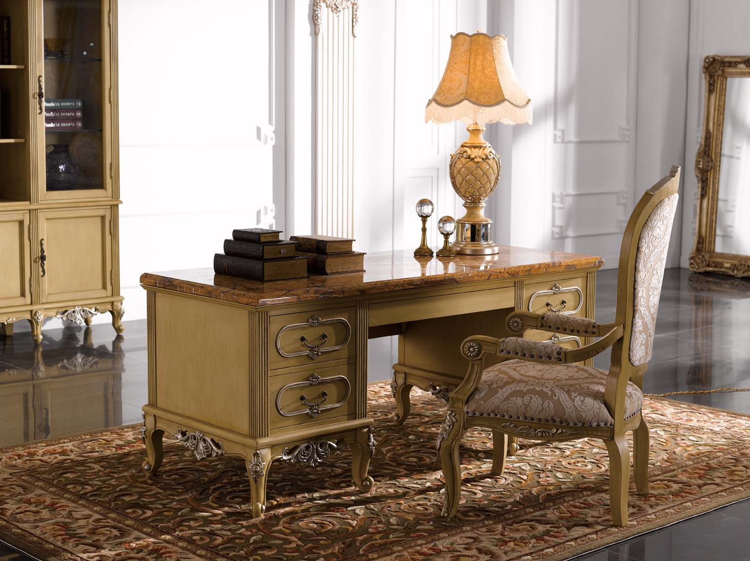 高清古典美式风格 卧室客厅餐厅书房家具场景图片素材-4-20