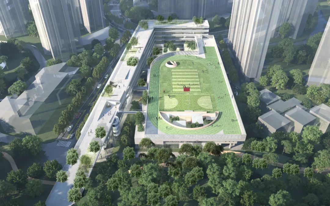 宝龙街道南约九年一贯制学校丨中国深圳丨深圳市库博建筑设计事务所有限公司-17