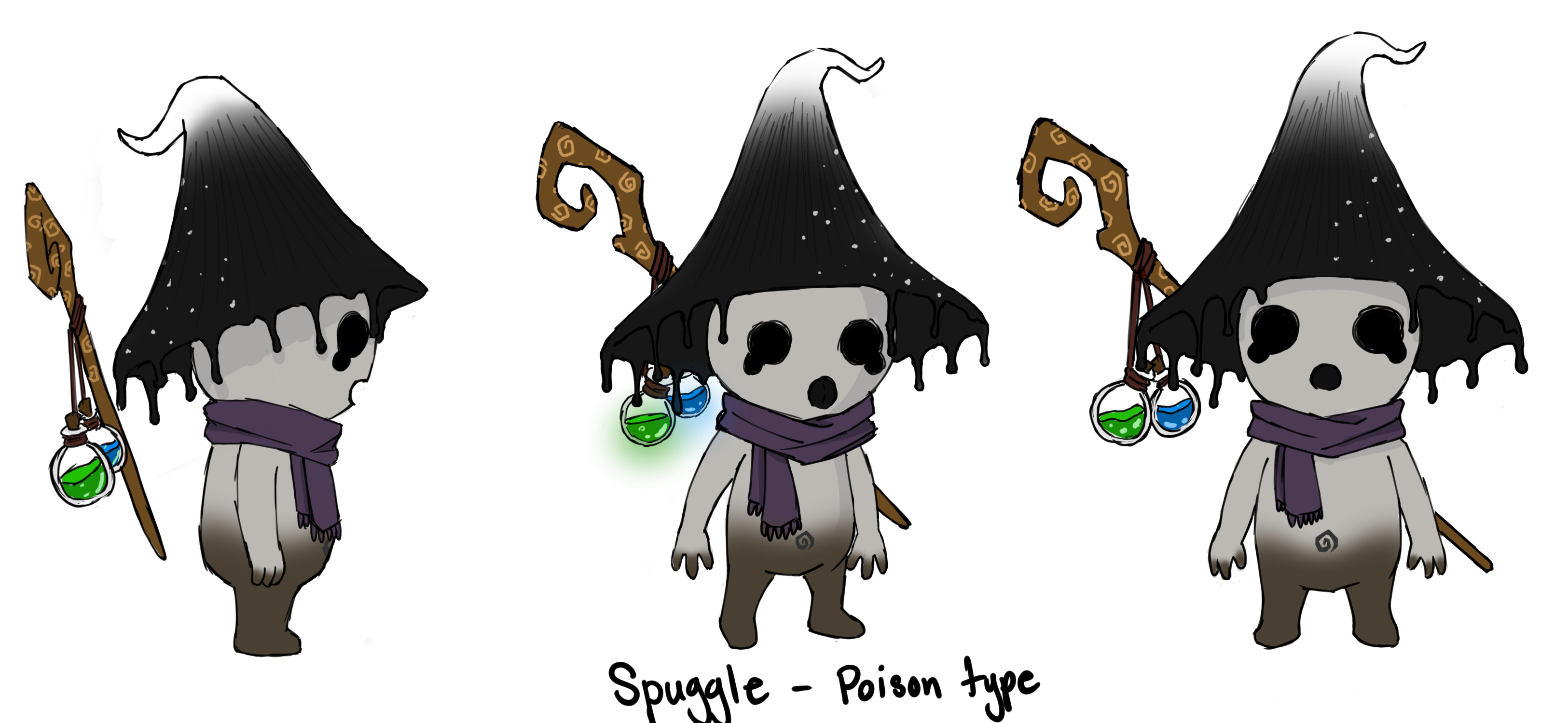 3D生物角色斯普格尔-4