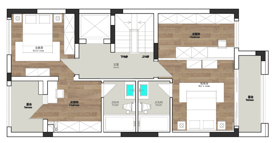 原木自然风别墅装修丨DE设计事务所,D.ART谛阿特设计-73
