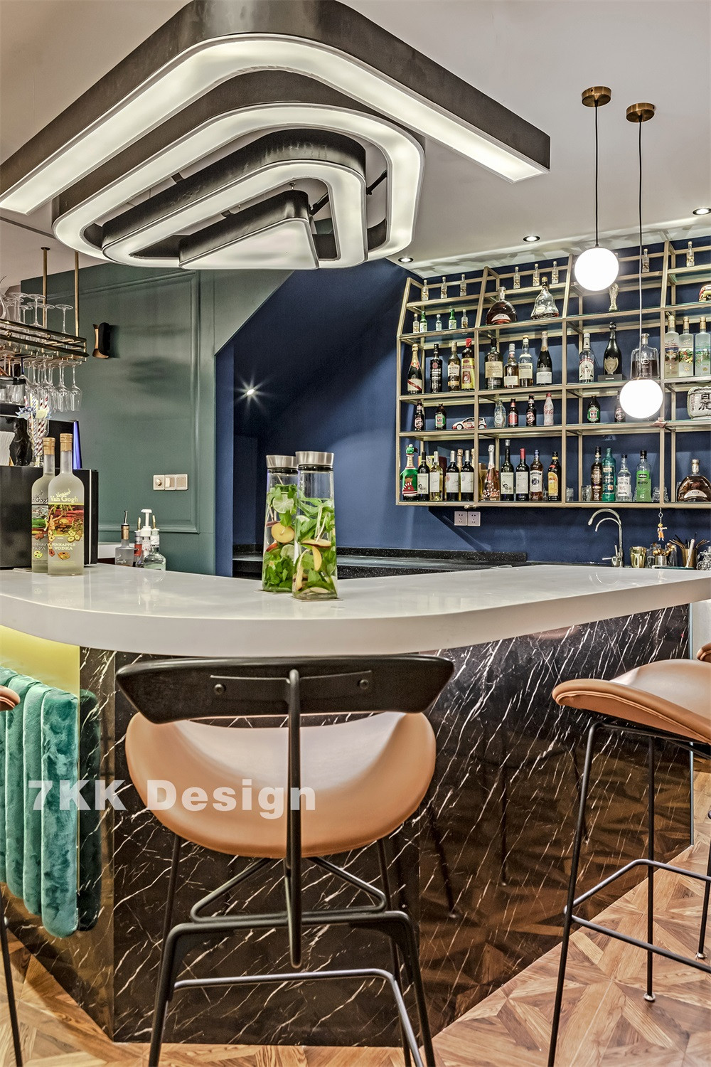 魔都老洋房艺术会所,复古与轻奢的完美融合-24