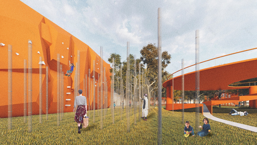 埃里温青年公园第6段(圆形公园)翻新丨亚美尼亚-32