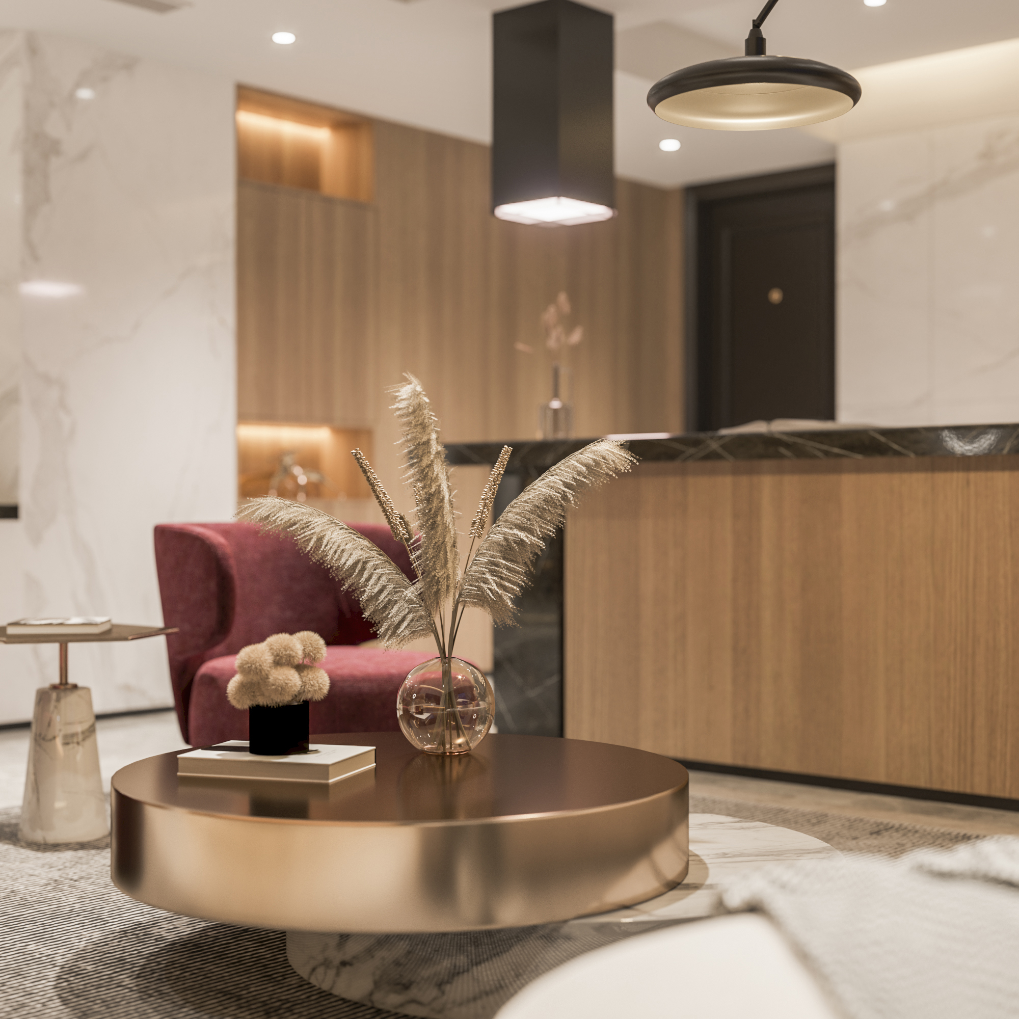 新月半岛简约时尚空间设计-15