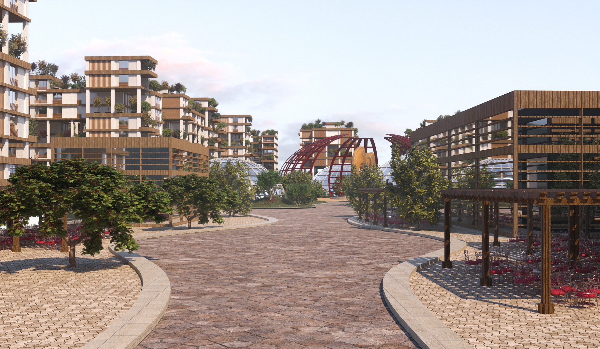 Researchers Residential zone. Graduation project (3/3)-10