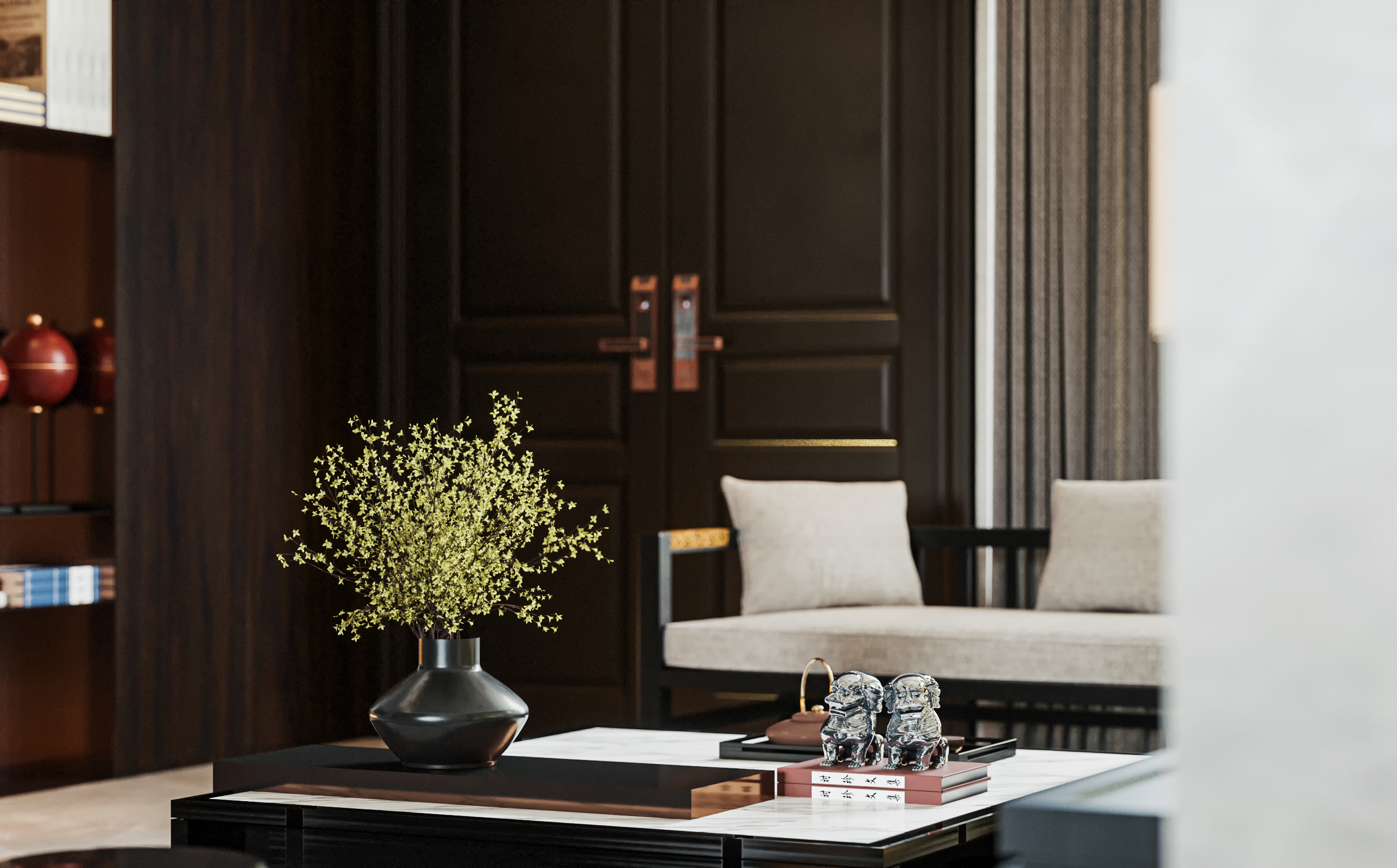 新中式风格平层-6