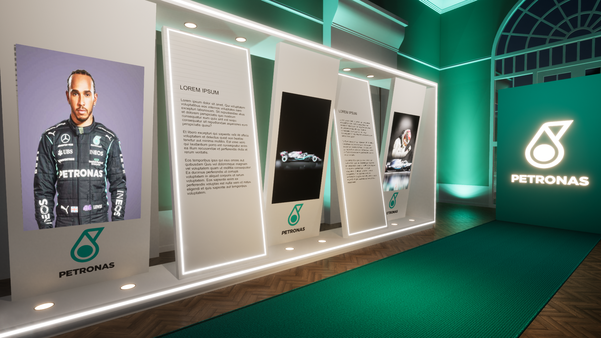 Petronas - Exposição Lewis Hamilton-3